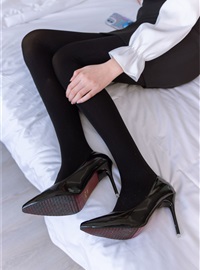 NO.090 Sweet Pea - high heels, thick black silk(48)